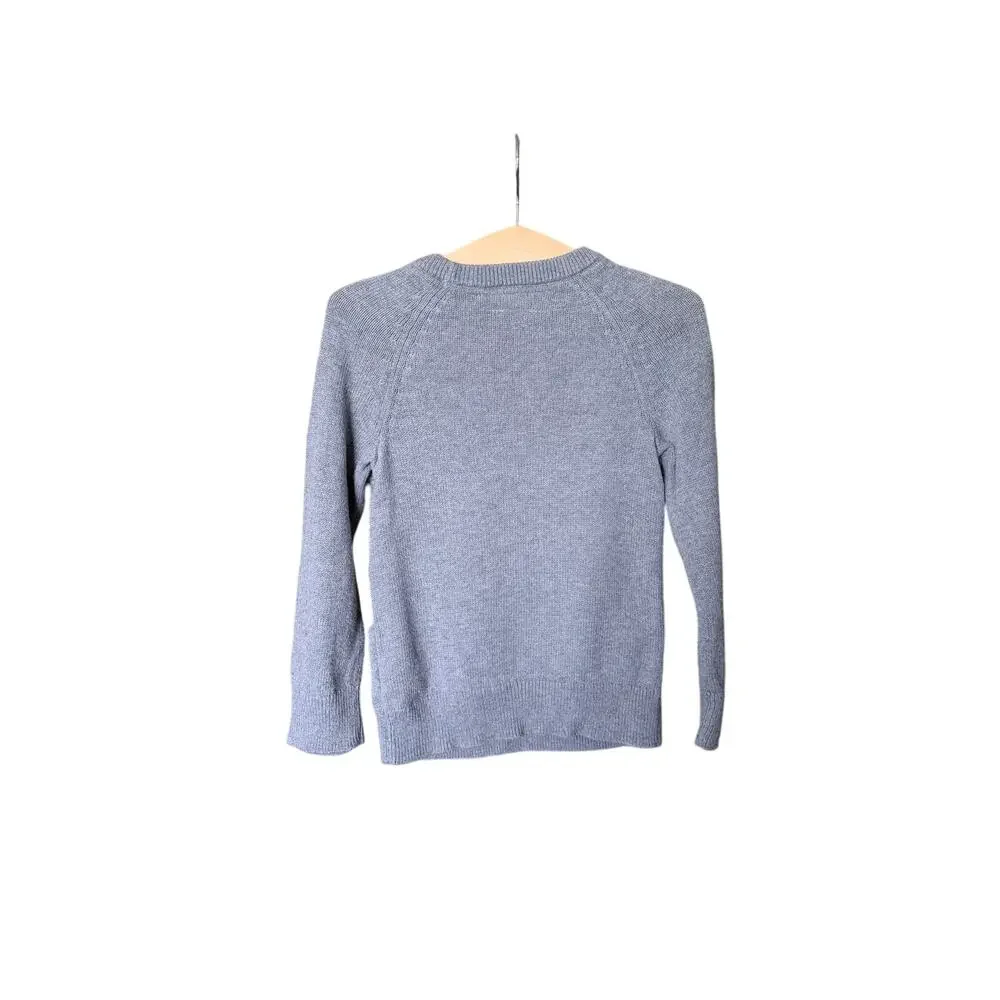 Gap Junk Food Superman gray toddler boys sweater 3T collab cotton blend babygap